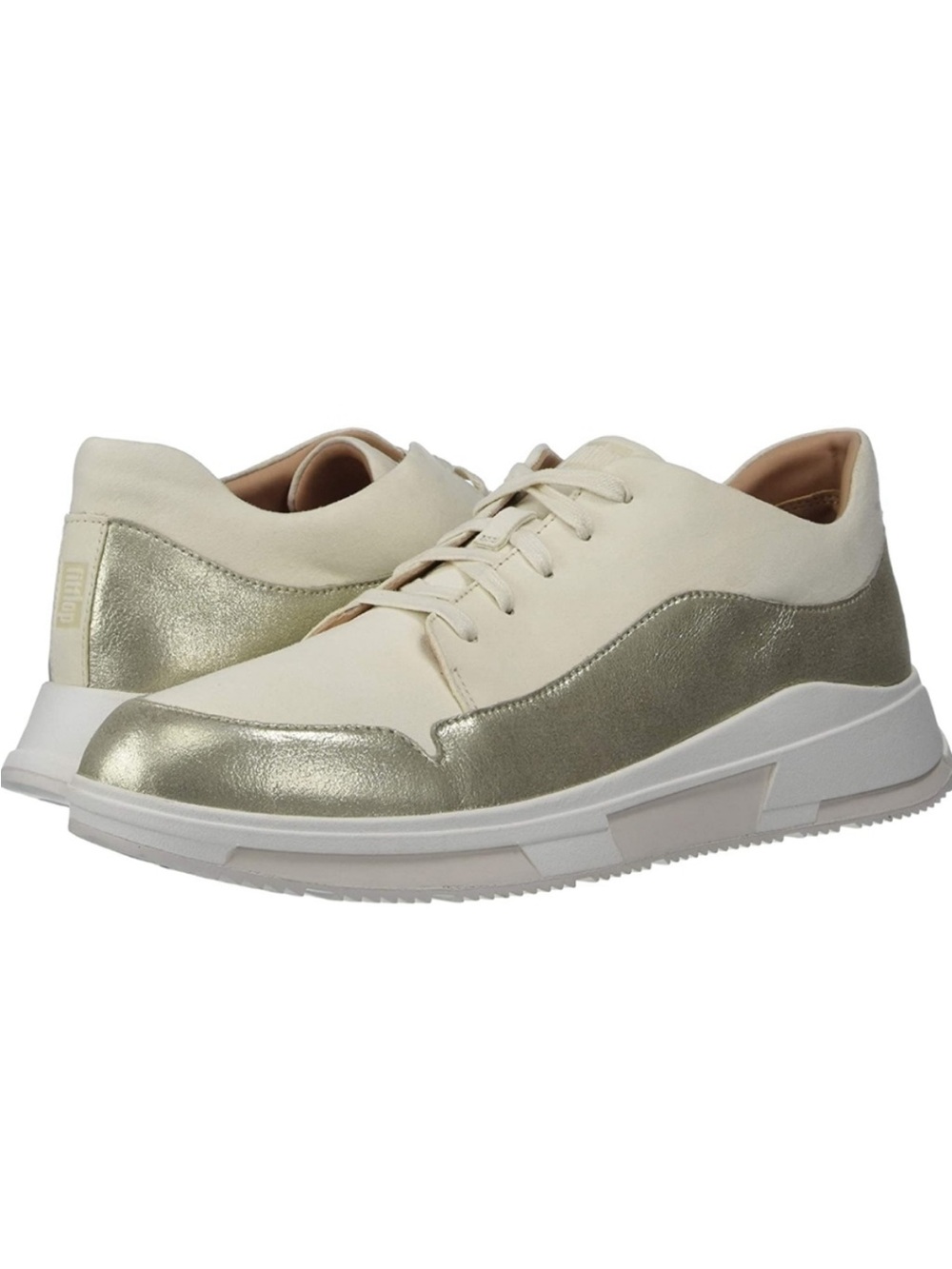 Fitflop Freya Suede Leather Sneakers 
Stone Sz 8.5